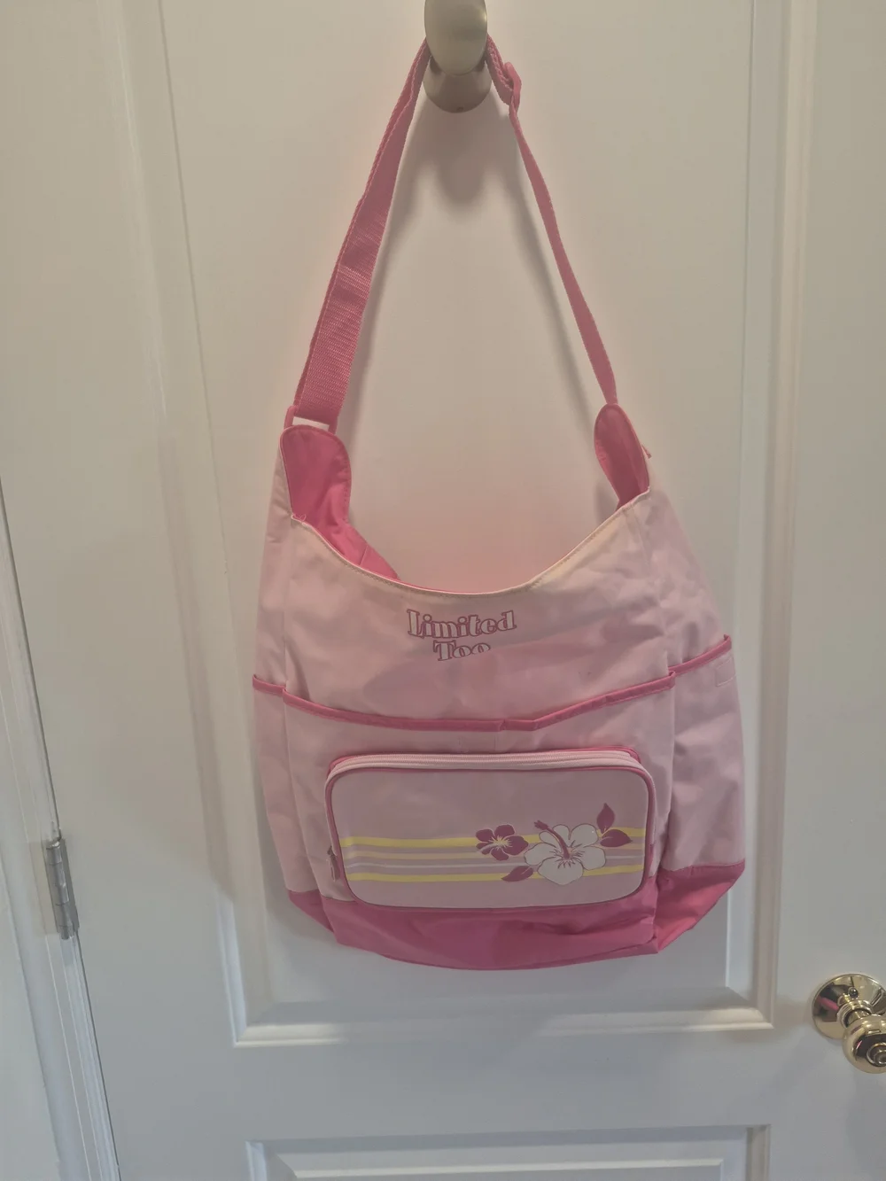 Pink Floral Shoulder Bag - Limited Too